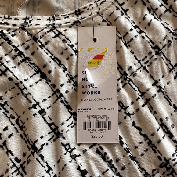 Apt 9 XL sleeveless top. - Picture 5 of 7